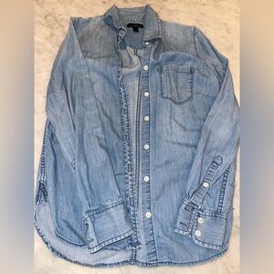 J. Crew Denim Long Sleeve Shirt